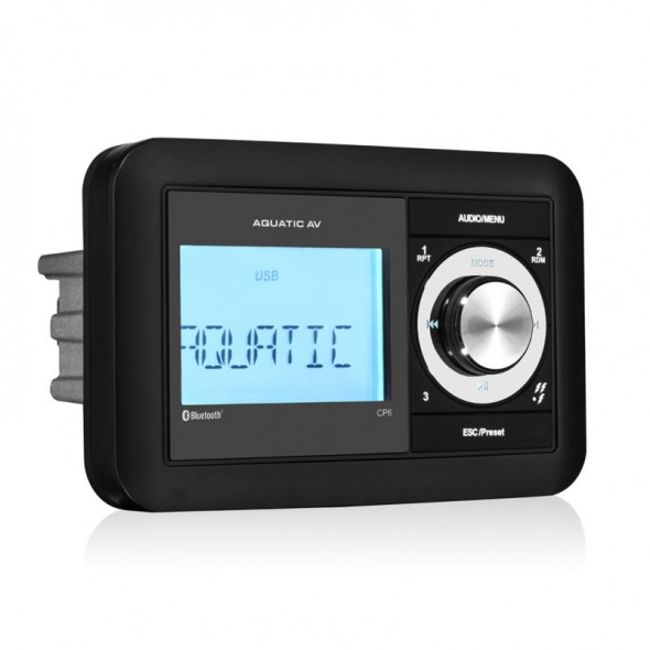 Radio stereo per barca Aquatic AV CP6 impermeabile IP65 compatto