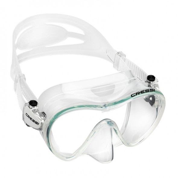 Maschera subacquea Cressi Sub F1 in silicone trasparente
