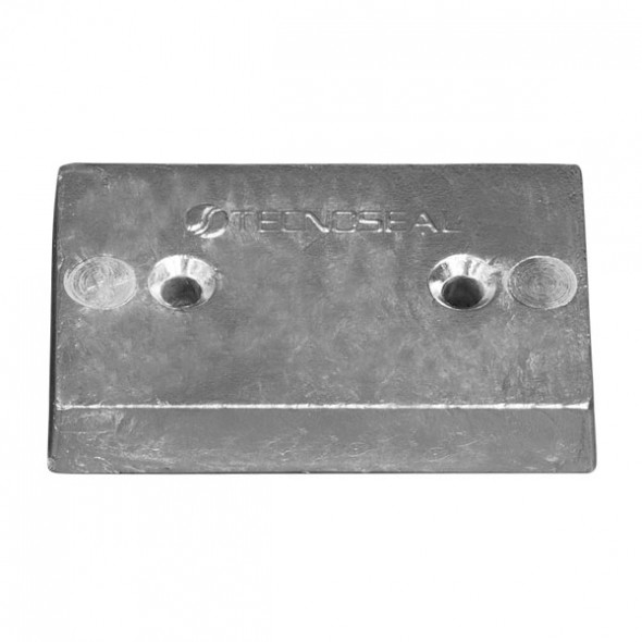 Piastra in zinco Anodo per Flaps mm 110x67x20h