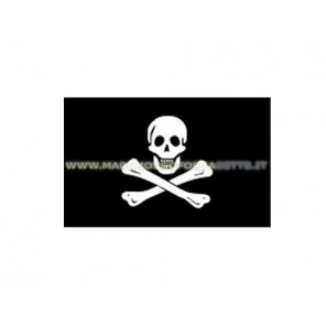 Bandiera pirata in poliestere 30x45cm