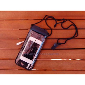 Custodia impermeabile per iphone e ipod con tracolla