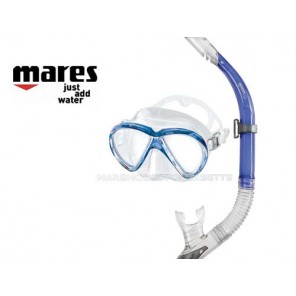 Maschera Mares Marea con snorkel blu