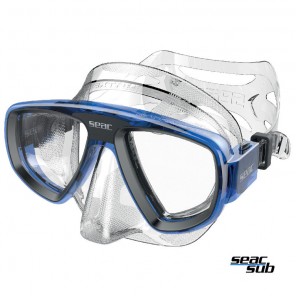 Maschera Seac Sub Extreme Trasparente - Blue in silicone