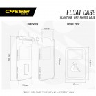 Custodia per telefono 6" Cressi Sub Float Case Dry