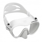 Maschera subacquea Cressi Sub F1 in silicone bianco