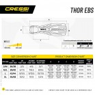 Pinne Cressi Sub Thor con sistema Ebs 