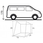 Tenda posteriore Brunner PILOT per Volkswagen Caddy 4
