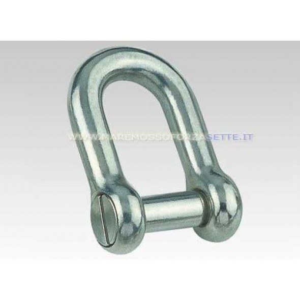 SHACKLES WITH EMBEDDED PIN, FOR ANCHORS