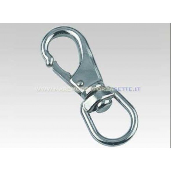 SNAP-HOOKS WITH SWIVEL, MADE OF STAINLESS STEEL 69mm