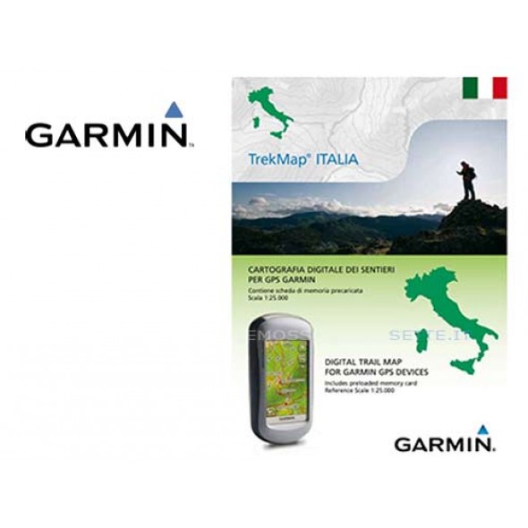 Cartography Trekking Garmin Trekmap Italia Sd / Microsd