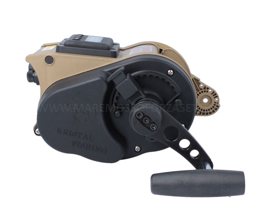 Kristal Fishing XL648DM electric fishing reel with adjustable speed and  handle