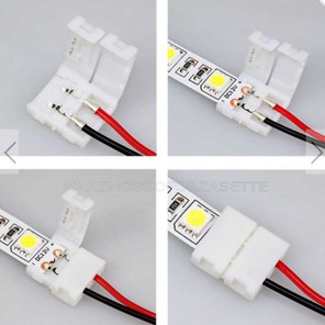 POWER CONNECTOR ADAPTOR FOR LED STRIP 8mm 