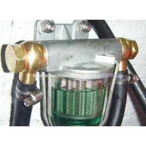 FUEL FILTER WITH CLEAR GLASS TRAY