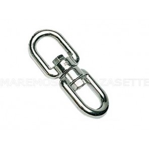 SWIVELS MADE OF AISI 316 STAINLESS STEEL, WITH DOUBLE EYE