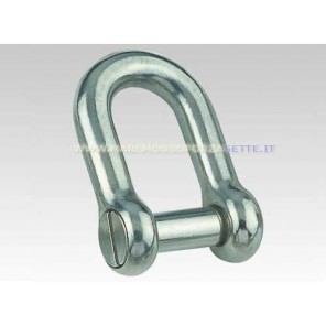 SHACKLES WITH EMBEDDED PIN, FOR ANCHORS