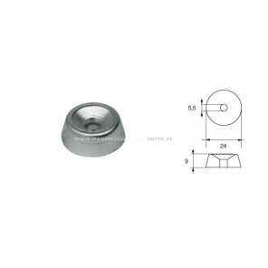 Zinc Anode for outboard engines Honda - 41106-ZW-000