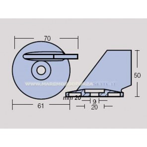 Zinc Anode for outboard engines Suzuki - 55125-95301