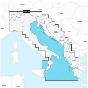 Cartografia Garmin Navionics+™ NSEU014R Adriatico Italy 010-C1239-20