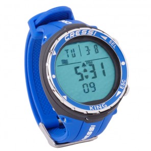Cressi Sub King BLUE computer watch for Freediving