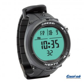 Cressi Sub Nepto BLACK computer watch for Freediving