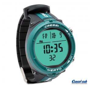 Cressi Sub Nepto GREEN computer watch for Freediving