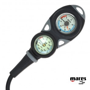 Console Mares Mission 2 Pressure gauge with depth gauge