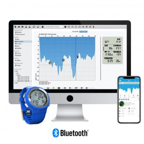 Dive Computer Aqualung i200c Bluetooth Color BLUE