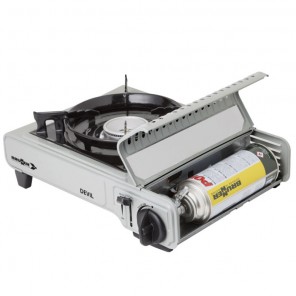 Devil portable gas stove in stainless steel