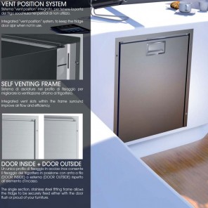 Vitrifrigo C42LX Stainless Steel Refrigerators External Cooling Unit