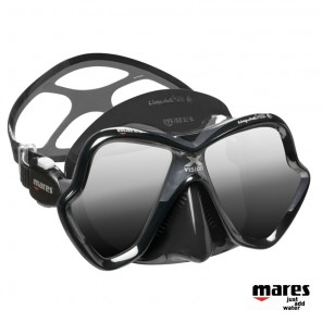 Mask Mares X-Vision ultra Liquidskin Black with Silver lens
