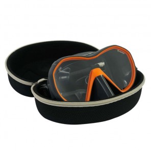 Mask Apeks VX1 in Black-Orange silicone