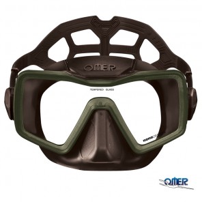 Omer Freediving Mask Single Glass By Momodesign Brown