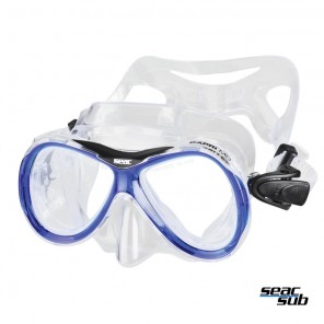 Seac Sub Capri Mask Transparent - Blue