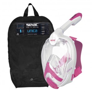 Seac Sub Unica Full-face mask Size S/M Color White-Pink