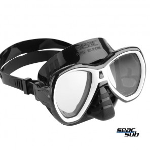 Seac Sub Dive Mask Elba Black-White silicone