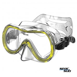 Seac Sub Salina MD YELLOW silicone diving mask for children