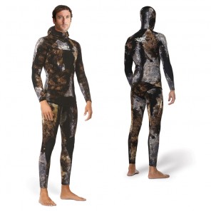 Omer Mix 3D Camouflage Freediving Wetsuit 3mm Size 5 Double Lined *End of Series*