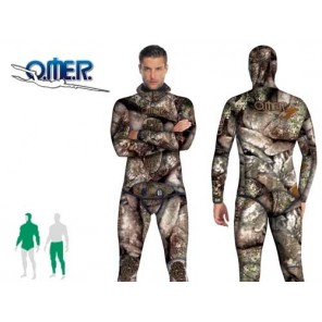 Omer Holo Stone Camouflage Wetsuit 7mm Jacket and 5mm Pants