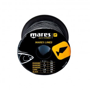Sagola Mares Black Line Dyneema® Ø 1,6 mm 50 metri