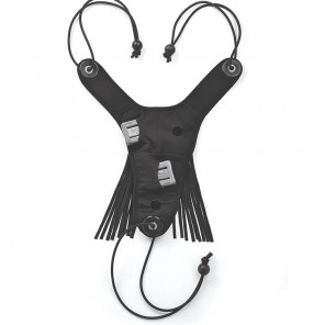 Freediving backrest C4 Carbon with fringes for spearfishing