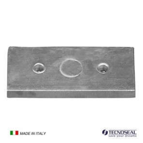 Zinc plate Anode for Flaps mm 100x45x9h