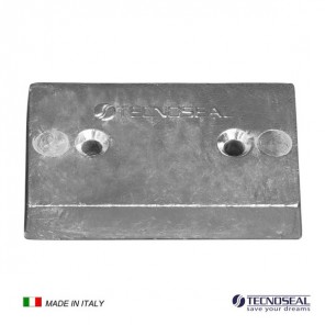 Zinc plate Anode for Flaps mm 110x67x20h
